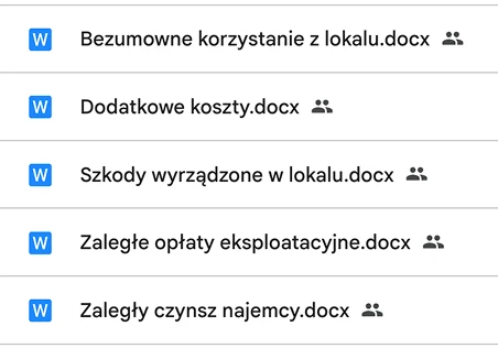 Wezwania do zapłaty